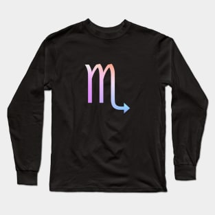 scorpio colorful aura Long Sleeve T-Shirt